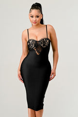 HOLIDAY COLLECTION COCKTAIL HOUR MIDI DRESS