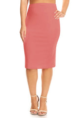 Plus Size Knee length pencil Skirts