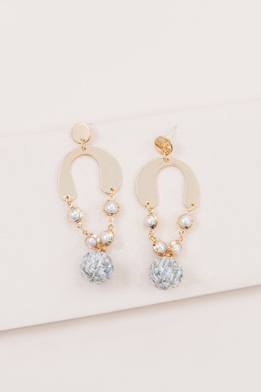 Won Over Twill Earrings