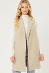 JQ Fleece Long Line Vest Outerware