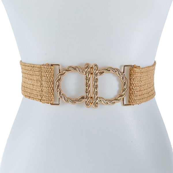 STRAW FASHION ONE SIZE BELT