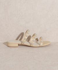 OASIS SOCIETY Valerie - Pearl Flat Sandals