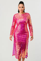 SEQUIN GLAMOUR MAXII DRESS