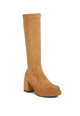 Morpin Stretch Suede Calf Boots