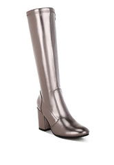 Halara Metallic Pleather Long Boots