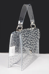 Rhinestone Cleared Crossbody Stadium Bag