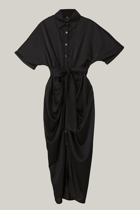 Wrap dress Satin