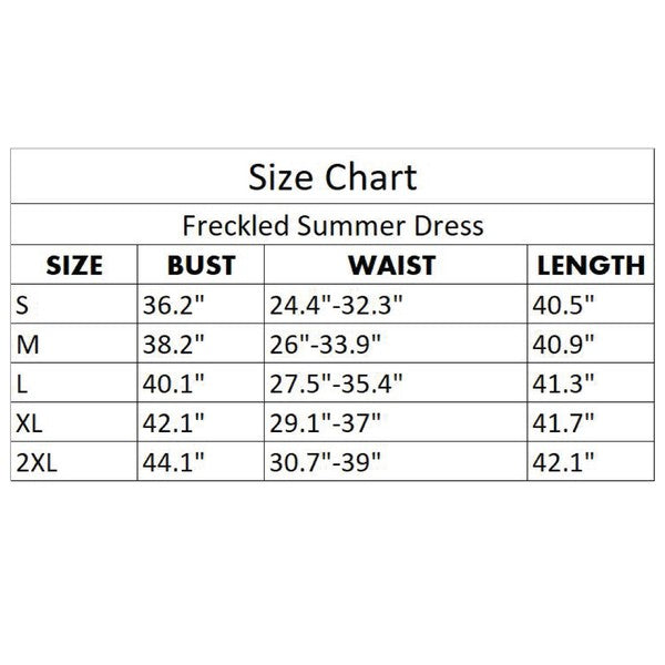  Freckled Summer Dress