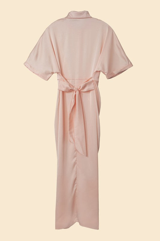 Wrap dress Satin