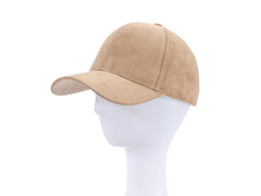 SUEDE FELT BASEBALL CAP