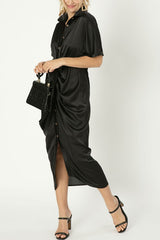 Wrap dress Satin