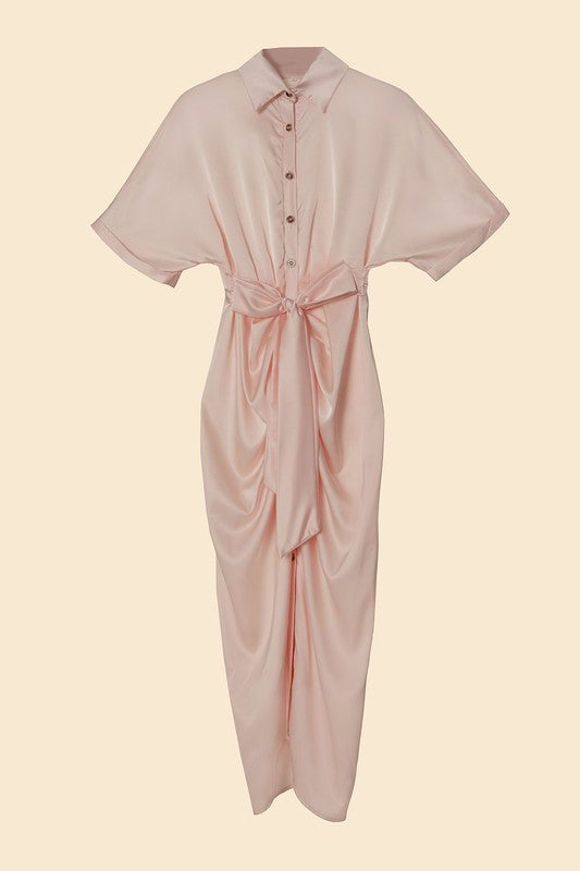 Wrap dress Satin